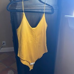 Mustard yellow bodysuit